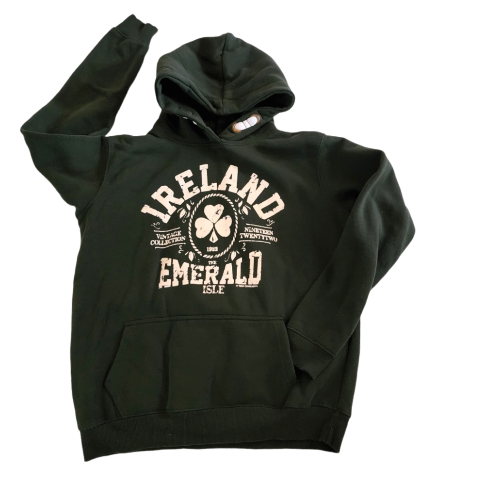 Irish Connexxion DUBLIN Kids Boys Girls Hoodie Sz. 12/13 Ireland Emerald